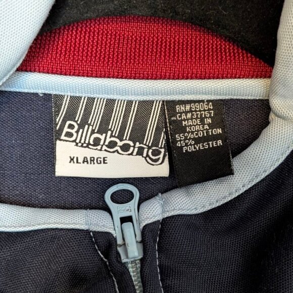 Vintage Billabong Striped Zip Sweater - Picture 5 of 7